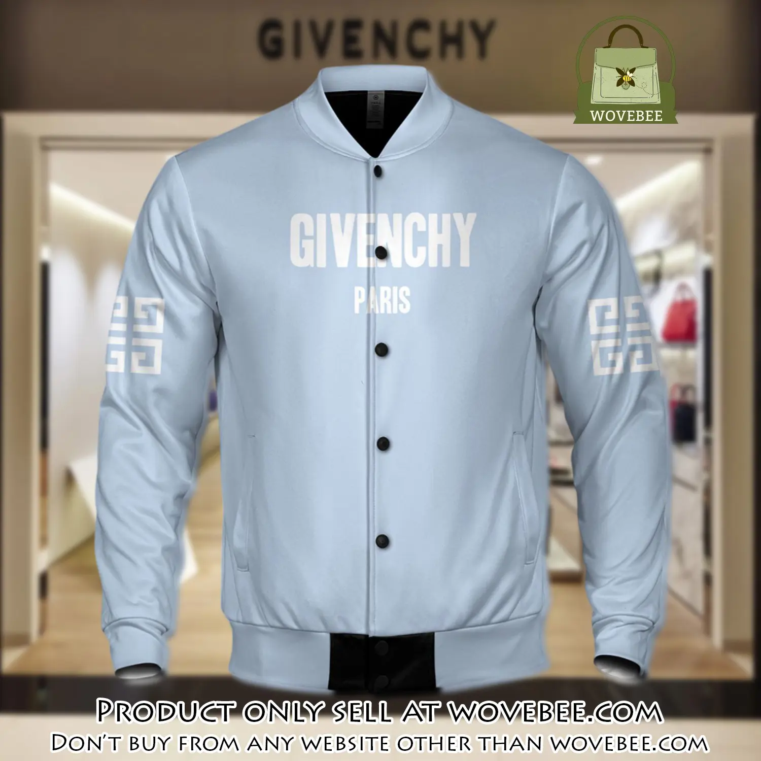 Luxury givenchy varsity premium baseball jacket bjv1055 wvb0750575